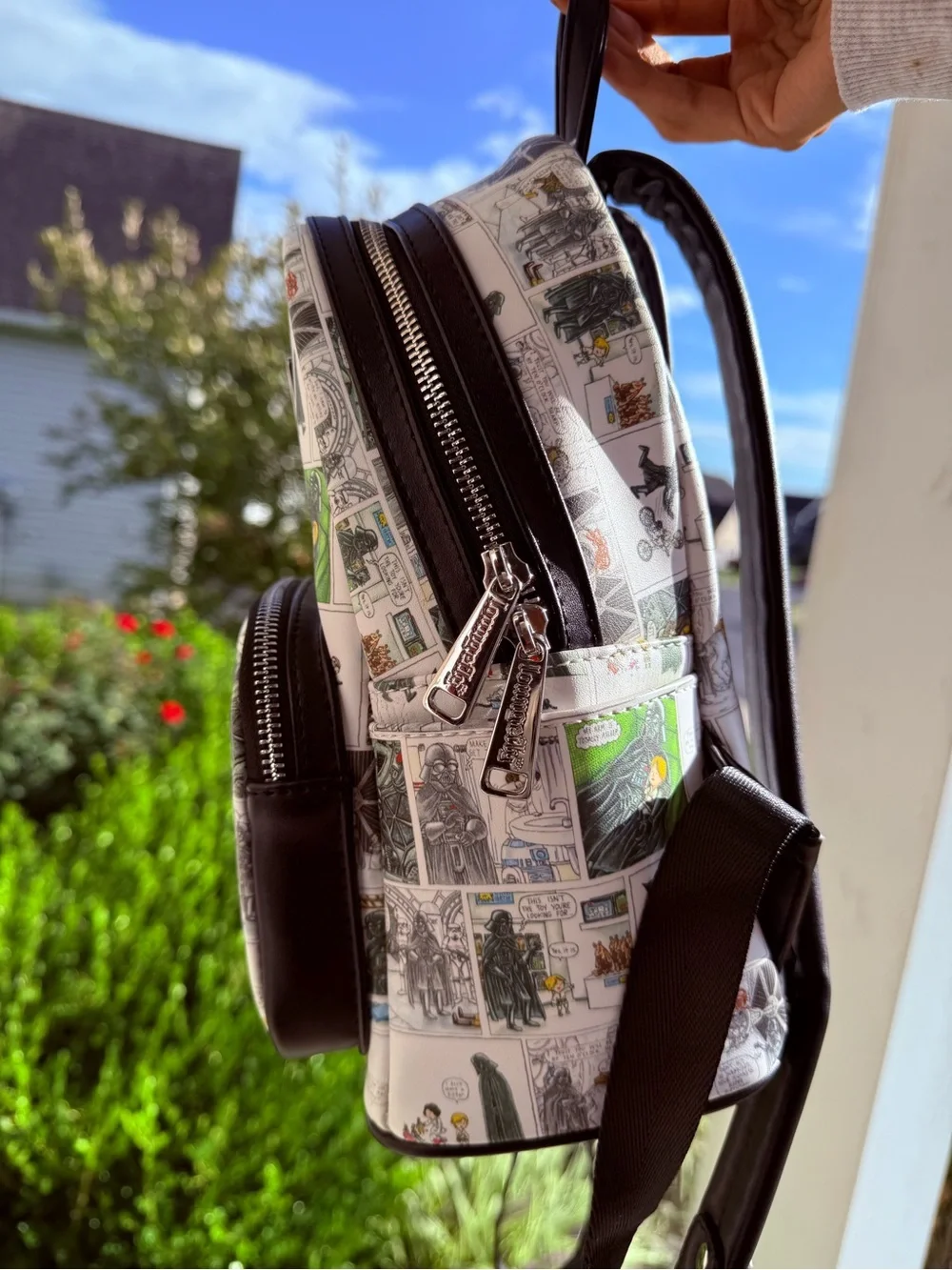 Loungefly Star Wars Darth Vader and Son Comic Mini Backpack Jeffrey Brown